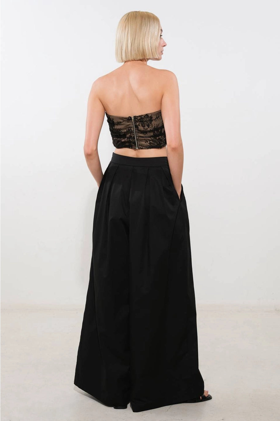 Black Wide-leg Pants