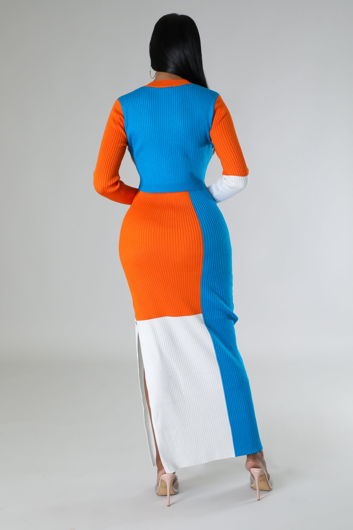 Third Times A Charm Color Blocked Dress