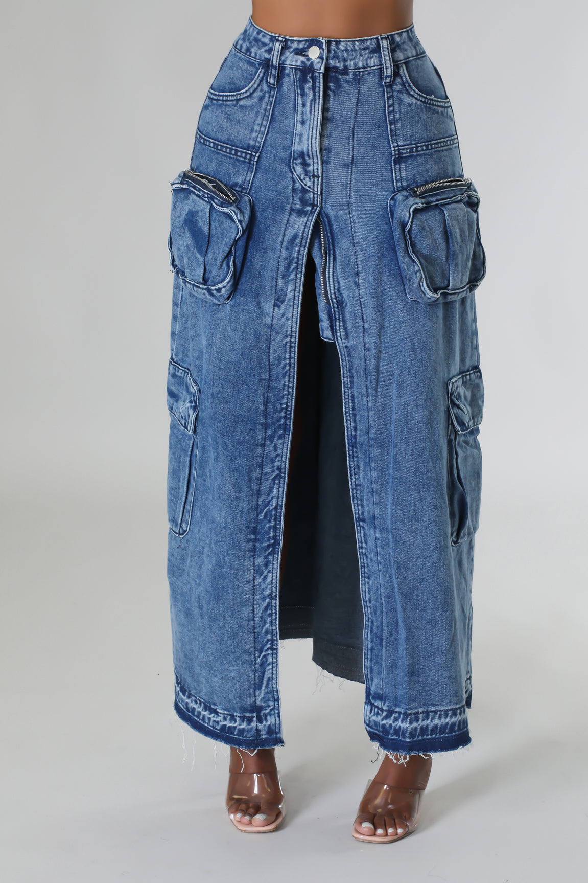 Diggin’ On You Denim Maxi Skirt